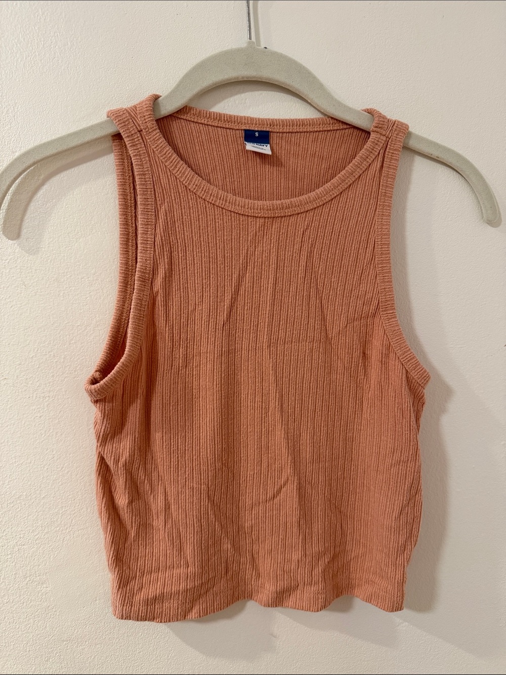 Old Navy Ribbed Tank Top - Peachy Coral